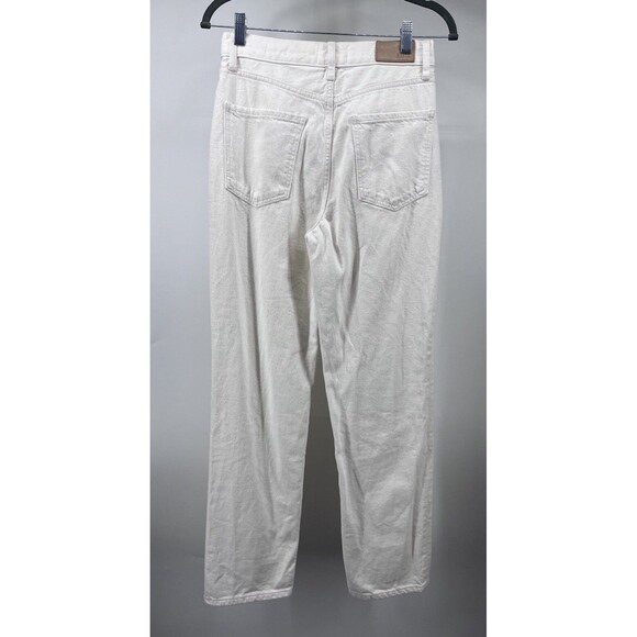 Rails Womens Size 27 The Topanga High Rise Straight White Denim Jeans Pants - Picture 7 of 13